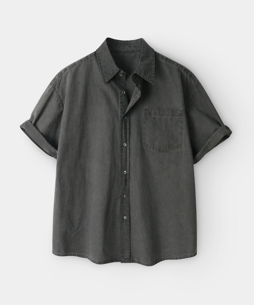 INDUST Pigment Washed Steady Half Shirt_4 Colors