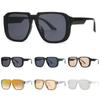 New Square Sunglasses Fashion Retro One Piece Sun Glasses Eyewear Uv400 Shades For Women Men Luxury Eyewear
