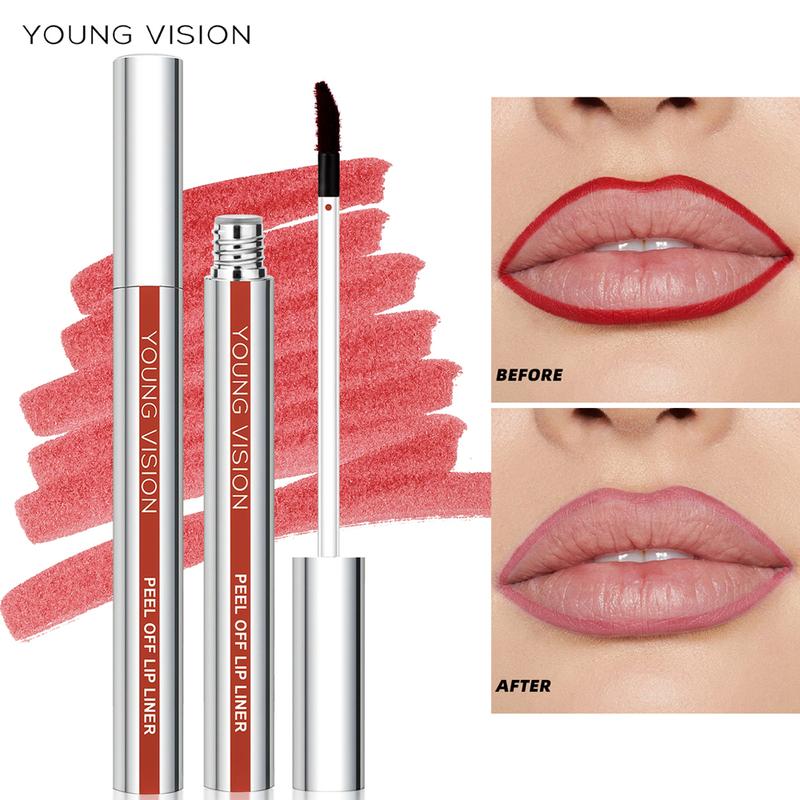 Карандаш для губ Tear-Off Peel-Off Lip Liner Матовый карандаш для губ с липучкой, не размазывается, карандаш для макияжа 3 цвета