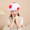 Mushroom Hat Men Women Kids Headwear Hat Unique Soft Headgear Costume Accessory Cosplay Fancy Dress Props