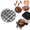 Silicone Air Fryer Liner with Hot Dog Divider Round Cooking Rack Reusable