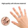 2x Transparent Spiral-Based Ring Tools Ring Size Adjuster for Loose Rings Tightener Resizing Tools Jewelry Making Tool
