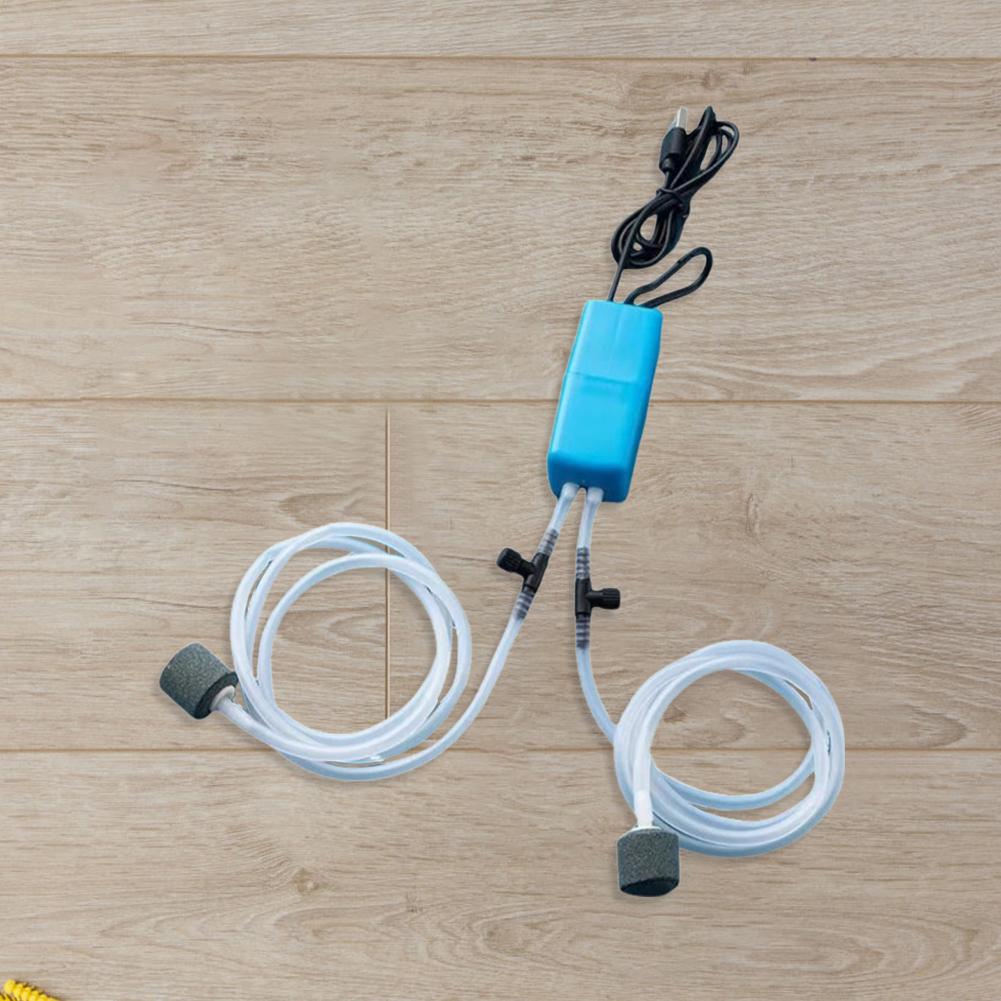 Кислородный насос для аквариума USB Портативный мини-маленький оксигенатор для аквариума Бесшумный воздушный компрессор Аэратор Портативные аксессуары для аквариума