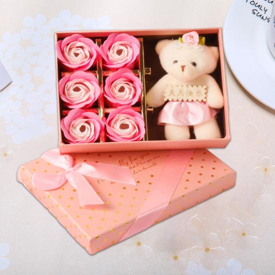 Нежная подарочная коробка с розами, красивый яркий цвет, подарок для взрослых, сексуальная одежда