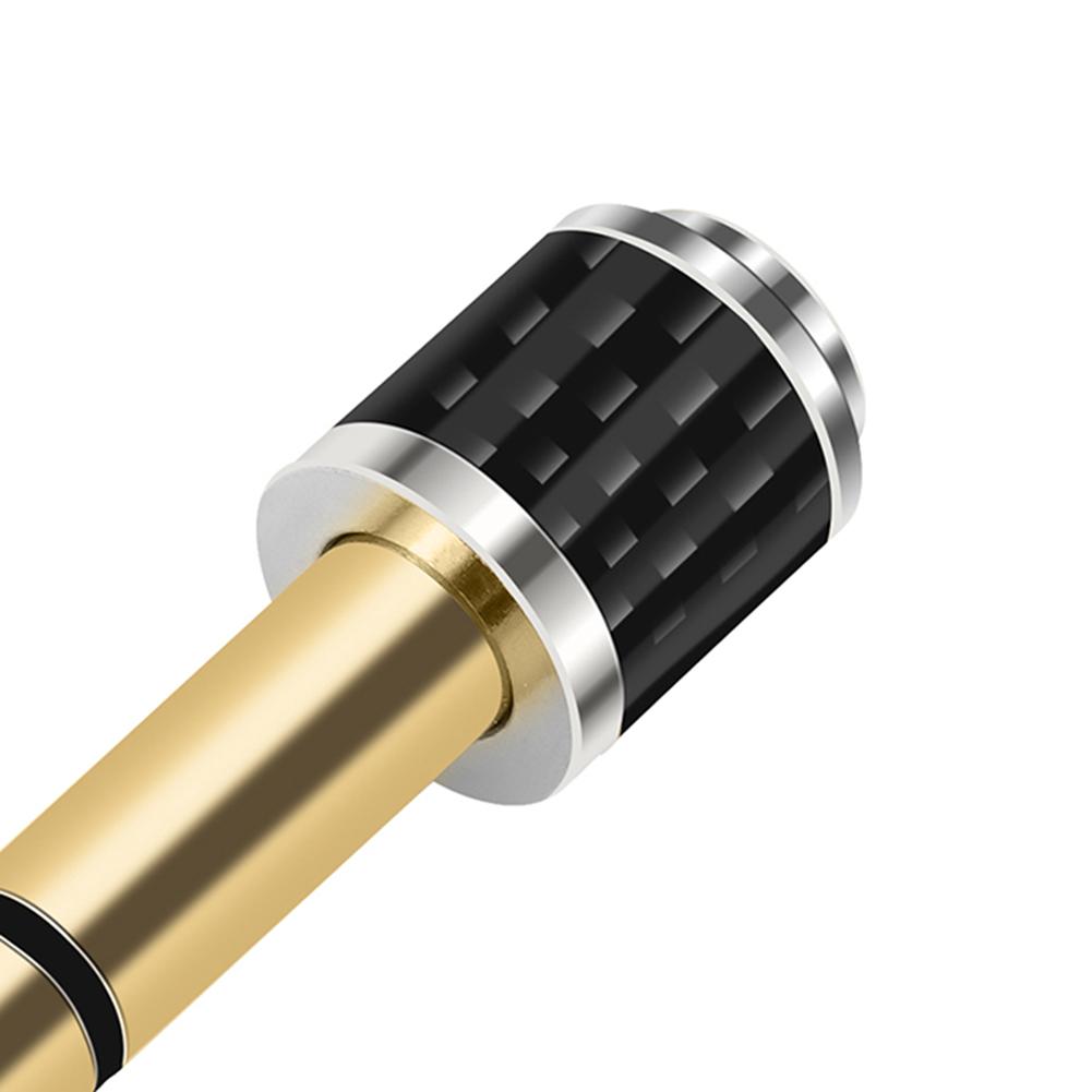 1/2 Pcs 1/4inch To 1/8inch Stereo Headphone Adapter Male To Female 6.35mm Jack To 3.5mm Socket Stereo Plug 6.35 To 3.5 Converter