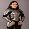 Brave Lady Warrior Armor Suit Medieval Steel Cuirass, Shoulder Guards Fantasy Cosplay LARP Gear Best Halloween Gift For Her