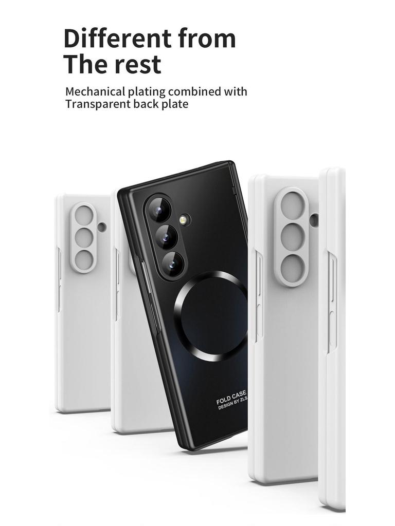 Магнитный чехол для Samsung Z Fold7/6: Полное покрытие, Защита от падений, Пленка для складного экрана и шарнира