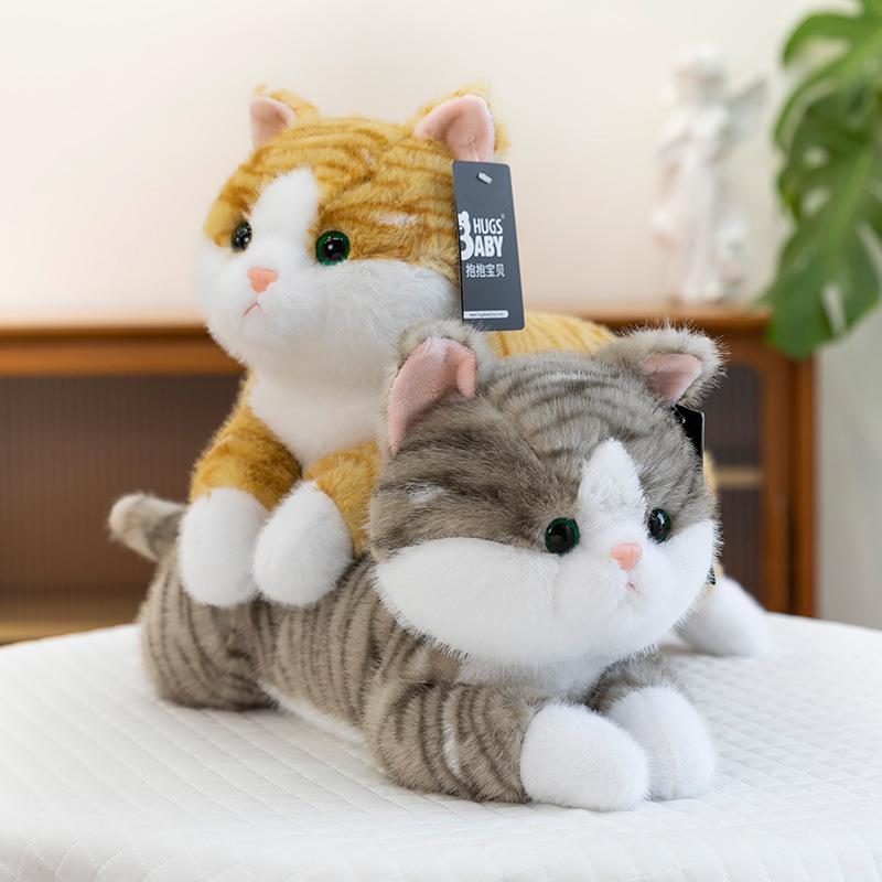 Милая плюшевая игрушка-кошка, милая подушка-котенок, кукла для объятий, спящая кукла, подарок на праздник.