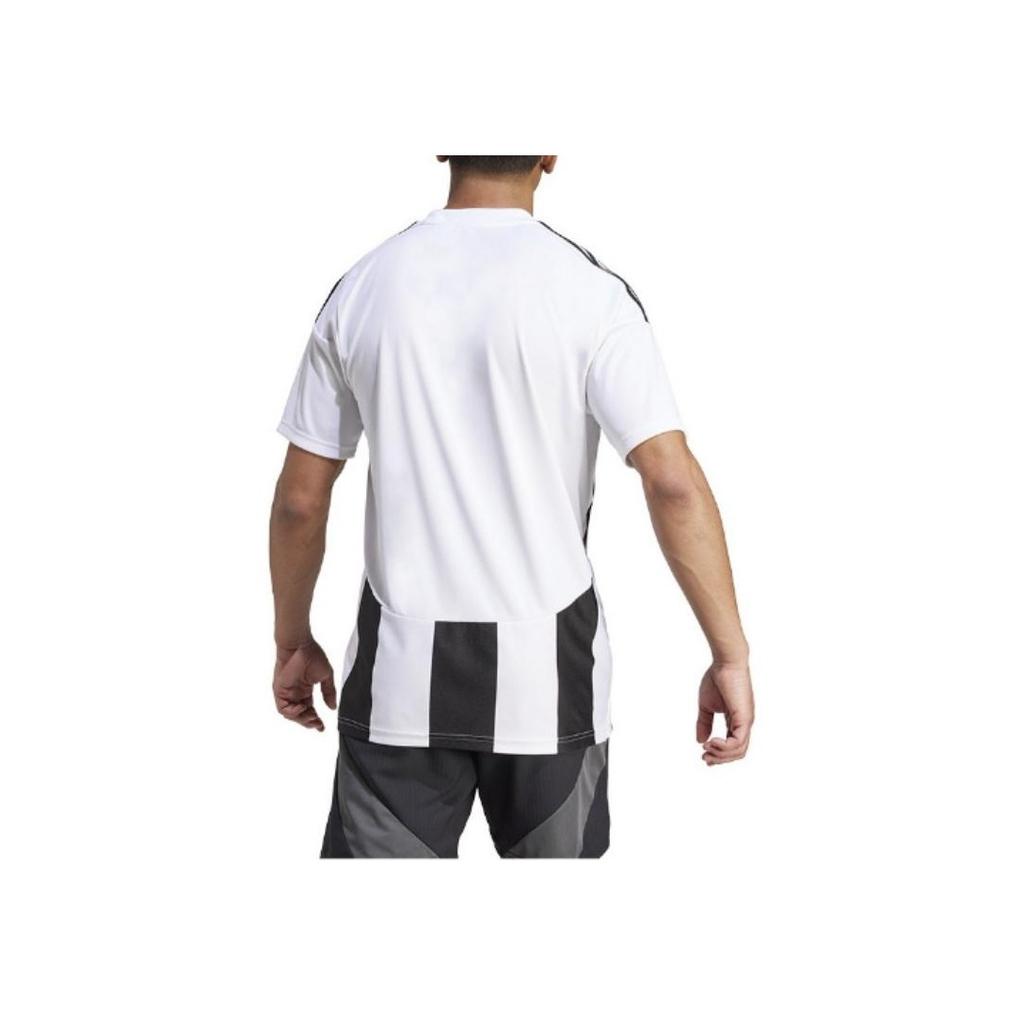 Adidas Striped 24 Jersey White/Black Men Streetwear IW2143