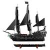 2862pcs Jack's Black Pirate Ship Model Sailboat Vessel Kit for Kids & Adults Ideal Birthday Or Christmas Gift