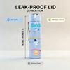 1PC God Says I Am Colorful Letter Slogan Print 750ml Color Plastic Sports Water Bottle Leakproof Flip Straw Lid Suitable for Sports Office Home Use