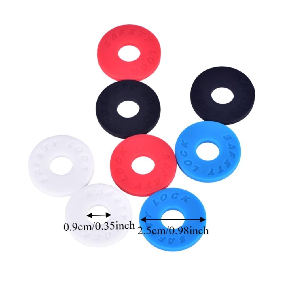 16PCS Silicone Guitar Strap Locks Black/White/Red/Blue Guitar Accessories Guitar Protector Guitar