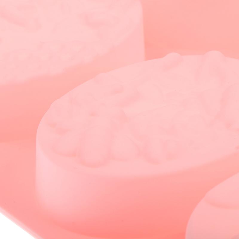 6 силиконовых форм для мыла в форме пчелы, овальные формы ручной работы, формы для цветов, формы для торта своими руками