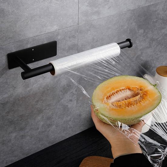 1 комплект, держатель для банных полотенец, самоклеящийся держатель из нержавеющей стали для домашнего общежития под шкафом, держатель для бумажных полотенец для отеля