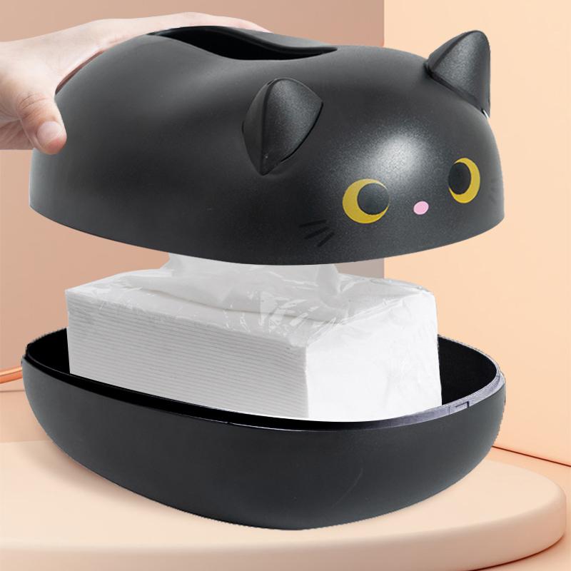 1 шт. Милая кошачья коробка для салфеток, коробка для хранения салфеток, кухонный контейнер для туалетной бумаги, настольный держатель для туалетной бумаги, украшение для дома в скандинавском стиле