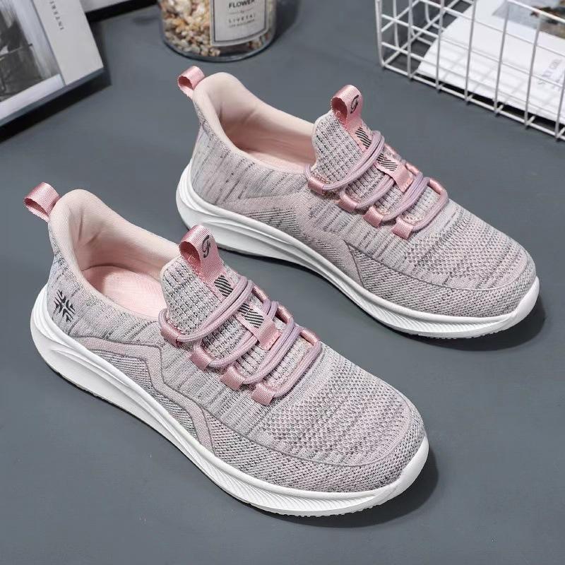 Women's Breathable Soft Bottom Casual Spring New Shoes Walking Shoes Trendy Sneakers