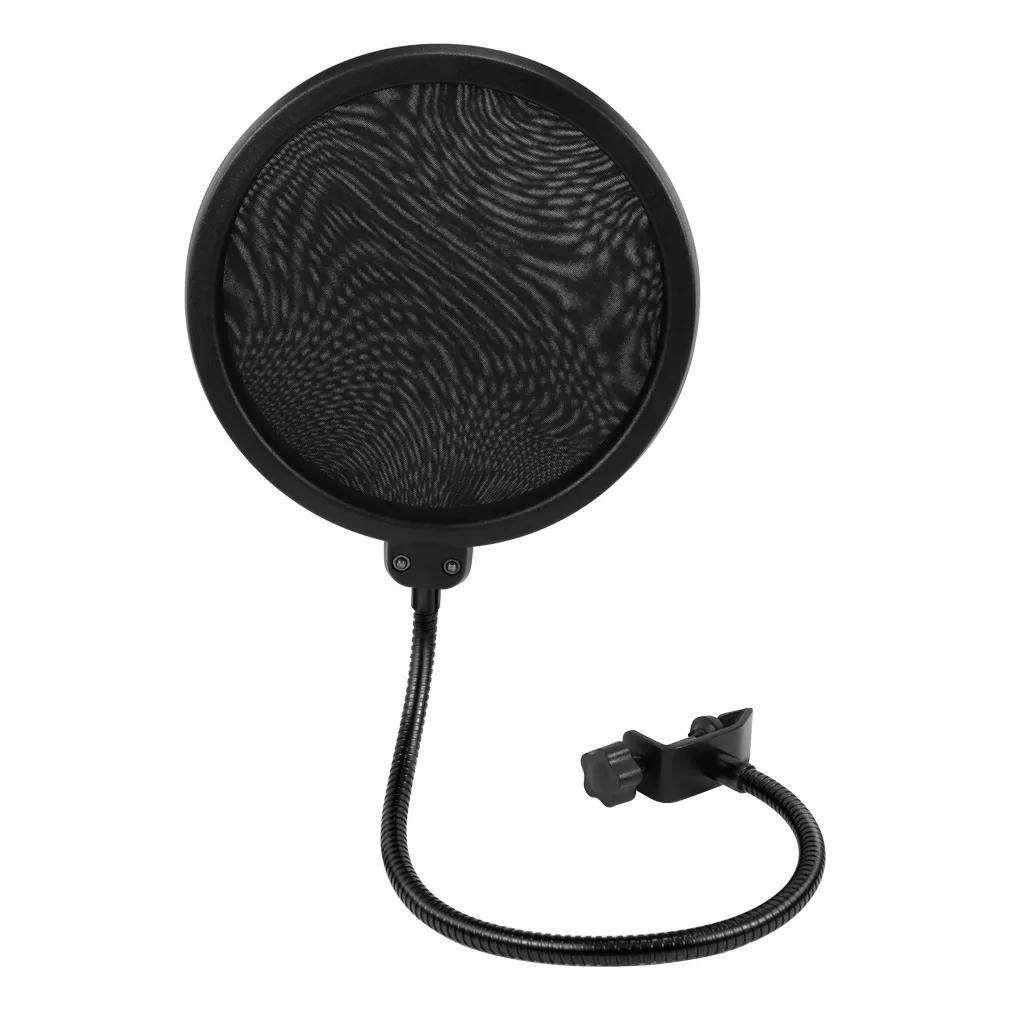 Metal Pop Filter Universal Microphone Windscreen Studio Recording Condenser Microphone for Blue Yeti Mic Sound Filter 6