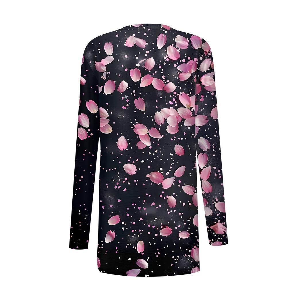 Женский кардиган с принтом ко Дню независимости и длинными рукавами спереди, легкая куртка с принтом