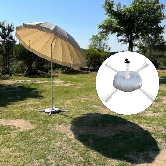 Подставка для пляжного зонта, прочное металлическое основание для зонта от солнца, устойчивое к погодным условиям, складное, регулируемое, портативное, держатель для зонта на открытом воздухе, на террасе и рынке