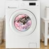 Creative Decorative Wall Sticker Removable No Damage Unique Pattern for Balcony Washing Machine Porch Home Decor