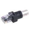 1Pc High Quanlity Black Connector Bnc Female Jack To Rj45 Male Plug Rf Adapter Coaxial Connector