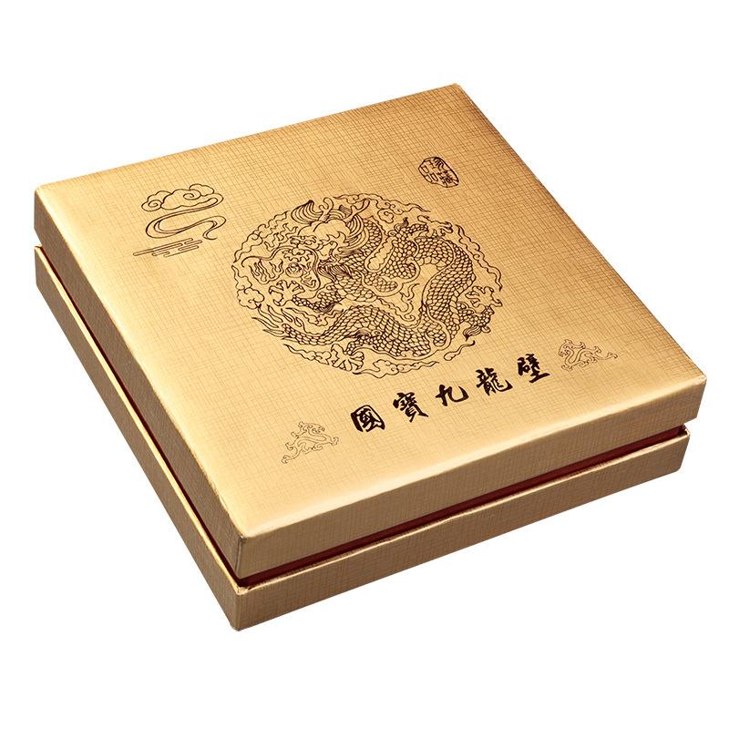 Nine Dragon Wall large disc ornament, metal commemorative medal, tourist souvenir, gift, Christmas gift, Stocking stuffers