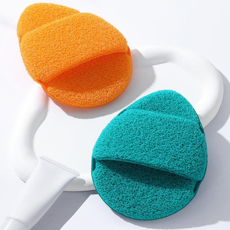 1 шт. Отшелушивающий очищающий спонж для удаления черных точек, грязевая маска, спонж для умывания лица, очиститель, спонж для удаления макияжа, пенный спонж, подушечки для очищения лица