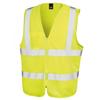 SAFE-GUARD by Result Unisex Adult Zip Front Hi-Vis Vest