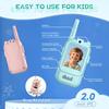 Video Walkie Talkies Toys Rechargeable Play House Toys Adjustable Lanyard Two-Way Video Call Device for Family Role Play & Parent-Child Interaction