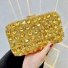 Diamond-encrusted Clutch Dinner Bag Wedding Banquet Bag Party Bag Small Square Bag Women's Bag