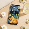 Художественная Масляная Живопись Кот Чехол для Телефона Для Samsung S26,S25,S24,S21,S22,S23,S30,Ultra,S20,Plus,Мягкий Силиконовый Черный Чехол