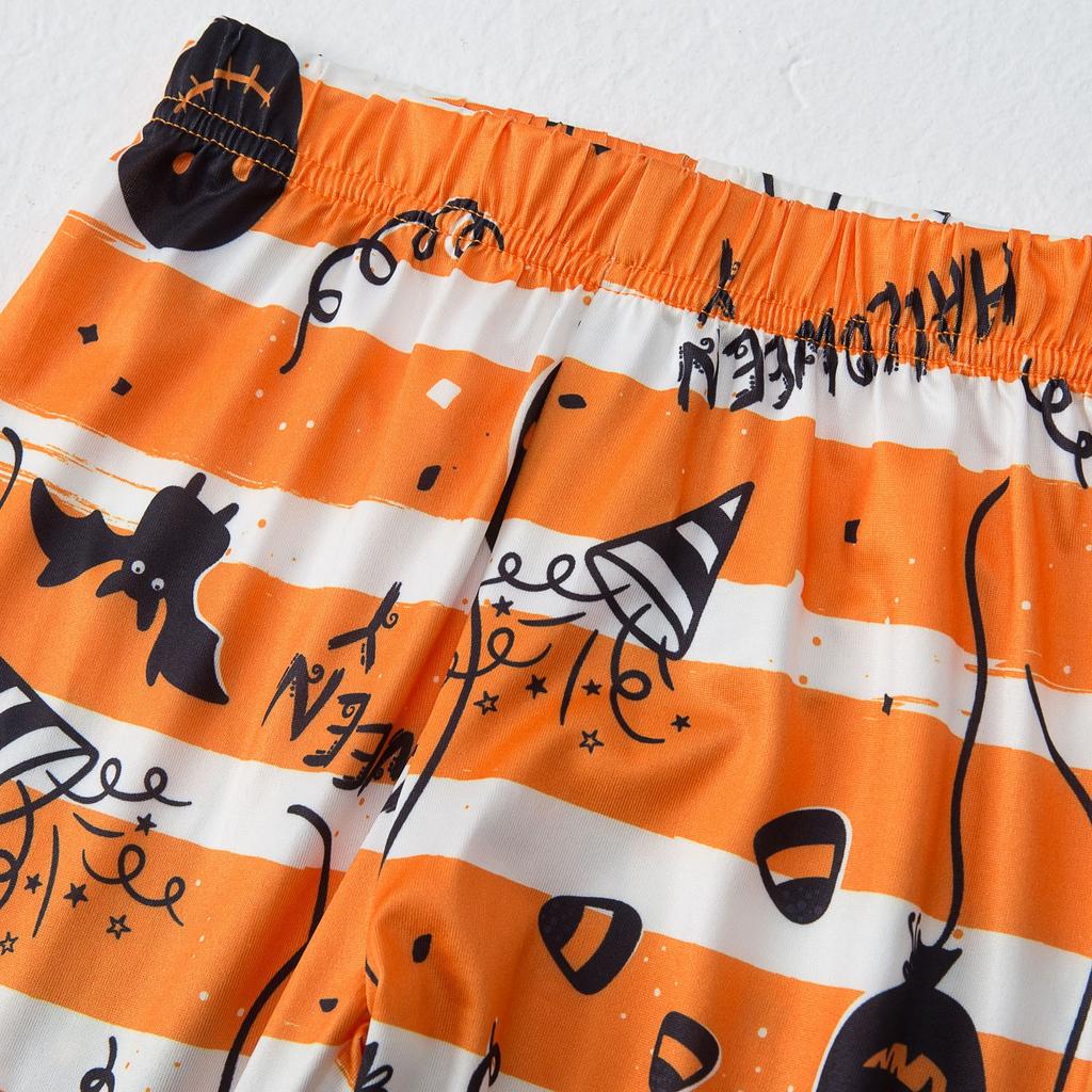 Halloween Family Matching Sets Pajamas, Loungewear Outfits,Family Matching Long Sleeve Tops+Pants Set