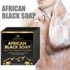 100g African Black Soap Deep Cleansing, Exfoliating And Moisturizing Black Soap, Nourishing Handmade Soap Suitable For Men And Women .