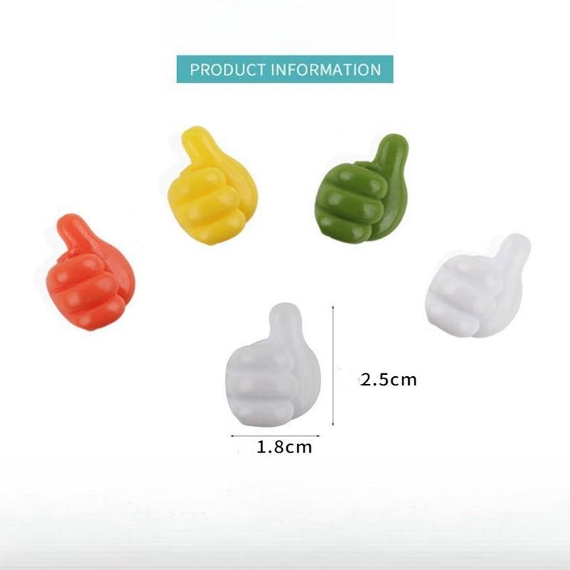 10 шт./лот, зажимы для держателя кабеля, крючок для большого пальца, настенный крючок, вешалка для хранения кабеля, органайзер для наушников, провод для мыши