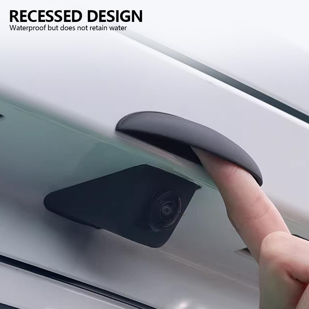 Universal Car Rear View Backup Camera Rain Cover Waterproof Splash Guard for Camera Systems Protective Plastic Rain Visor