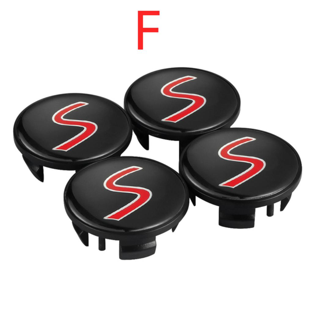4 шт., 54 мм, колпаки для центральных колес автомобиля из АБС-пластика, эмблема, внешние аксессуары для M/ini Cooper JCW One + S Countryman R55 R56 R57 R60