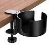 Adjustable Anti Spill Office Desktop Mug Rack with Metal Clamp for Water Bottles and Coffee Cups Storage