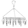 20 Clip Socks Rack Underwear Drying Hanger Stainless Steel Clothes Hanger Multifunctional Laundry