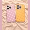 Ins Корейский Милый Чехол для Телефона в Горошек для iPhone 17 16 15 14 13 Pro Max 16Pro Стильный Эстетичный Ударопрочный Милый Мягкий Задний Чехол