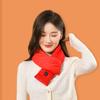 Warm Heated Scarf USB Charging Electric Heated Scarf Cold-Proof Thermal Neck Wrap Warmer Washable for Climbing Hiking Cycling