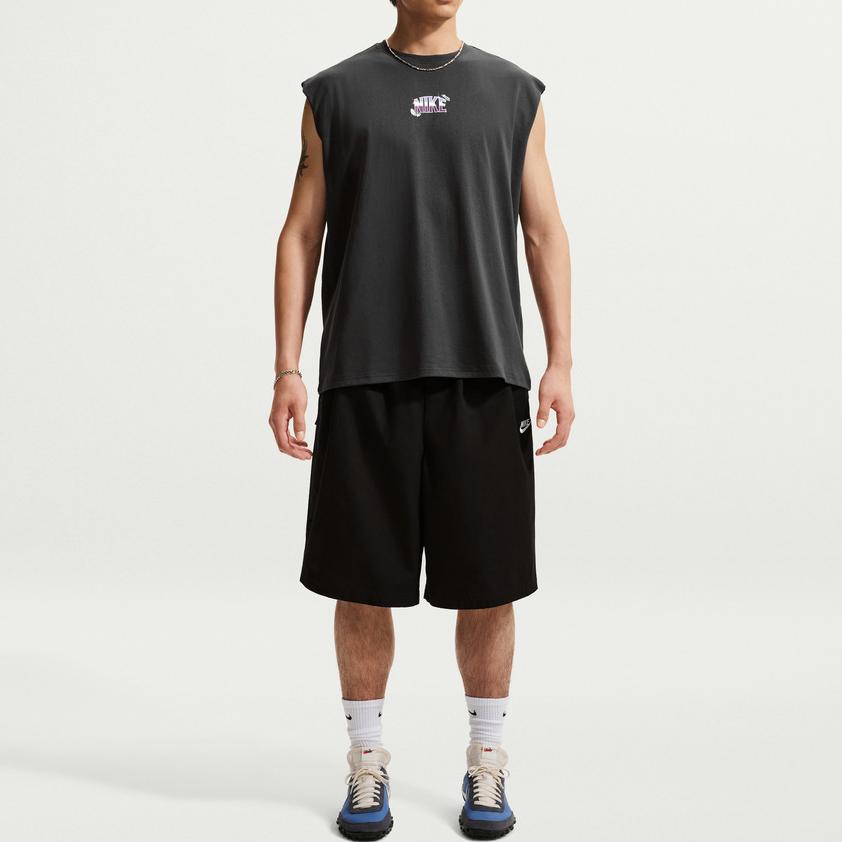 Nike Спортивный повседневный жилет без рукавов с круглым вырезом для мужчин IW1197060