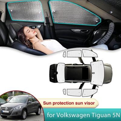 Автомобильная солнцезащитная шторка для Volkswagen VW Tiguan 5N MK1 2008 2009 2010 2011 2012 2013 2014 2015 Автоаксессуары Солнцезащитный козырек Лобовое стекло Запчасти
