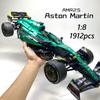 MK6022 1912 ШТ 1:8 Новых Техник Мартин Арамко AMR25 Строительные Блоки MOC Модель Автомобиля F1 для Самостоятельной Сборки Набор Игрушки Подарки для Мальчиков Детей