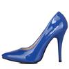 Elegant Green High Heels Pumps Shoes Woman Nude Red Blue Women's Heeled Party Office Wedding Shoes Ladies Large Size 45 ZOGEER