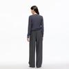 VEROMODA Pleated Elastic Waist Straight-Leg Casual Pants