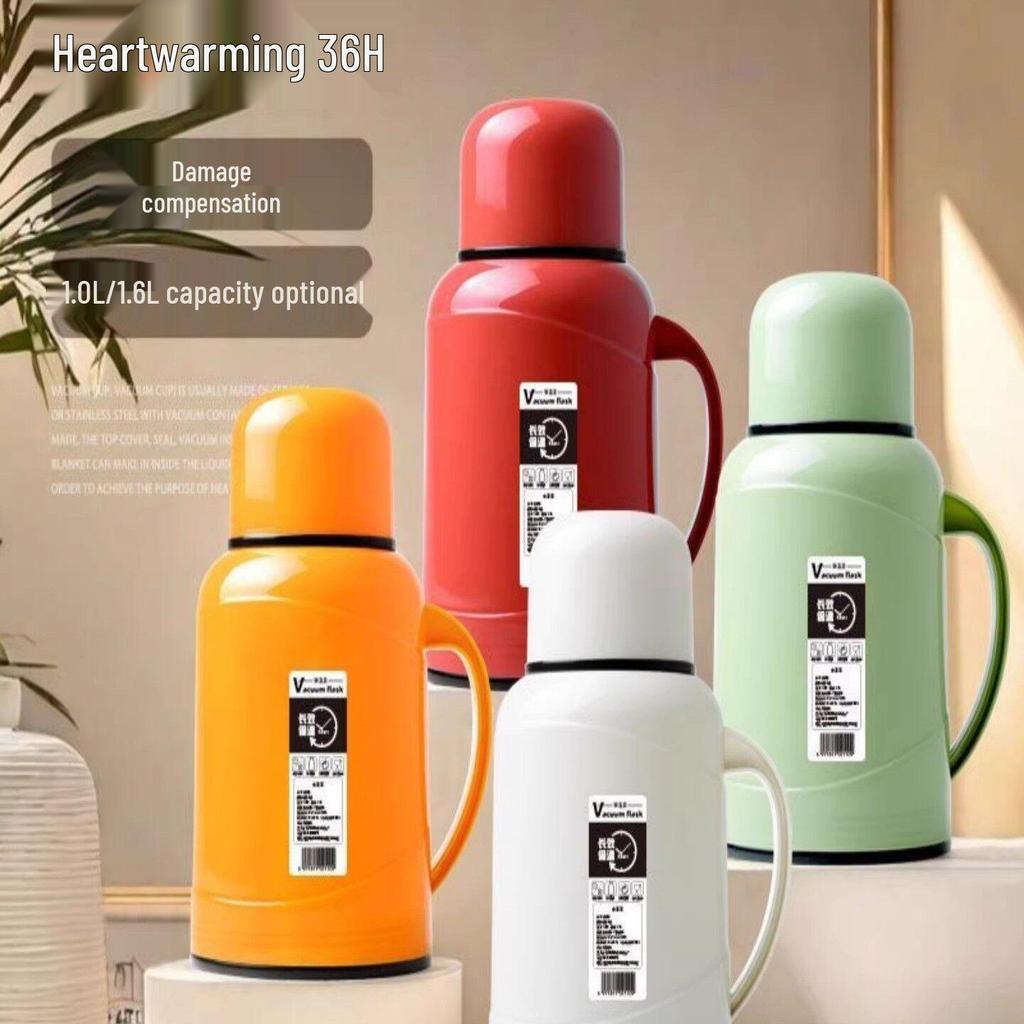 2026 Compact Household Insulated Thermos Flask – Lightweight & Classic Design for Student Dorms and Desktops