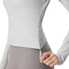 Womens Long Sleeve Yoga Top Slim Fit Quick Dry Workout T-Shirt With Side Drawstring Running Gym Fitness