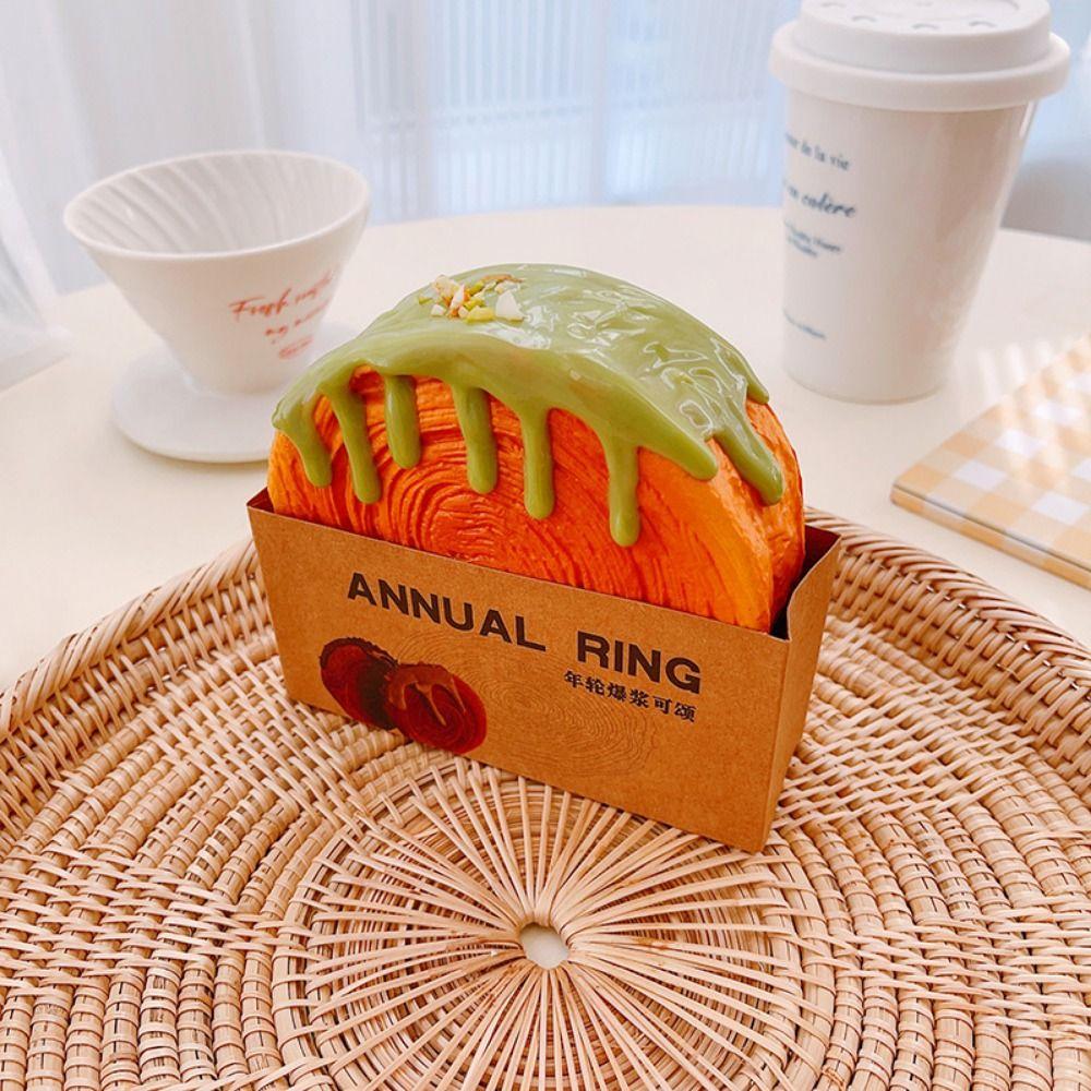 Bread Toast Food Creative Simulation Donuts Slow Rising Squeeze Stress Relief Toys Spoof Tease People Desktop Toy