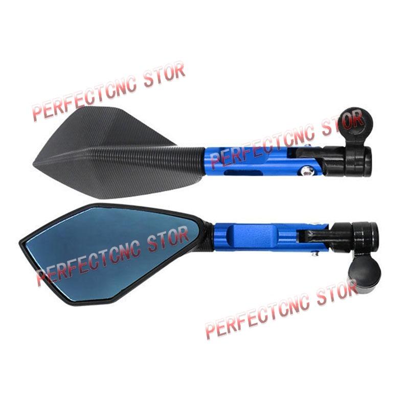 Аксессуары для мотоциклов, алюминиевые зеркала заднего вида, боковое зеркало для YAMAHA MT07 MT09, для Honda CB650F, для Kawasaki Z900