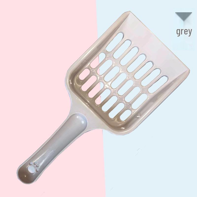 Цветной совок для кошачьего наполнителя с эргономичной ручкой